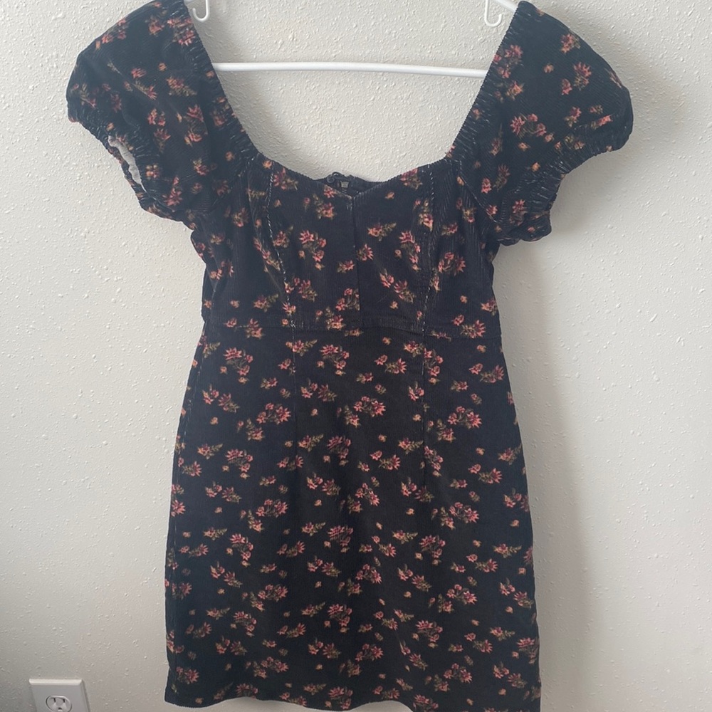 Black and floral print dress from So in a size small